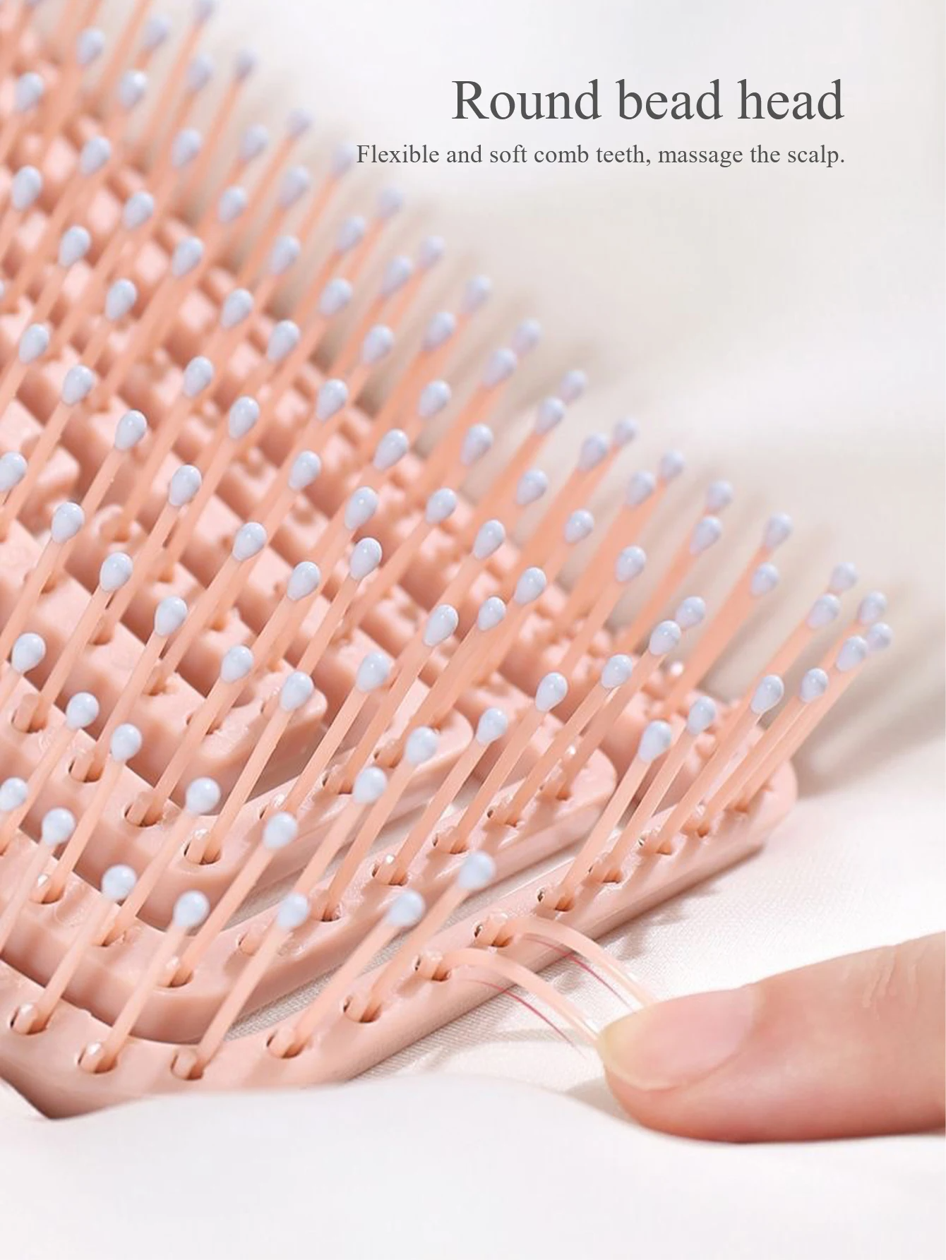Curved hollow hair comb comb High cranial head massage fluffy comb hair comb wig comb