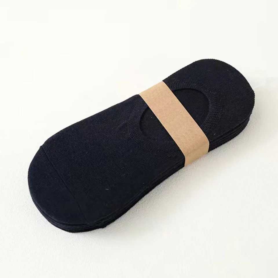 5 pairs/bulk fashionable and happy mens boat socks summer and autumn anti slip silicone invisible cotton socks mens ankle socks Meiya W240905