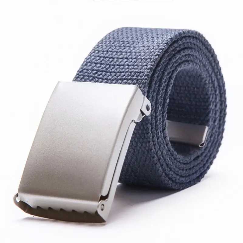Mens belt fashion new unisex Trouser belt womens belt canvas belt breathable outdoor tactical jeans adjustable waistband W240905