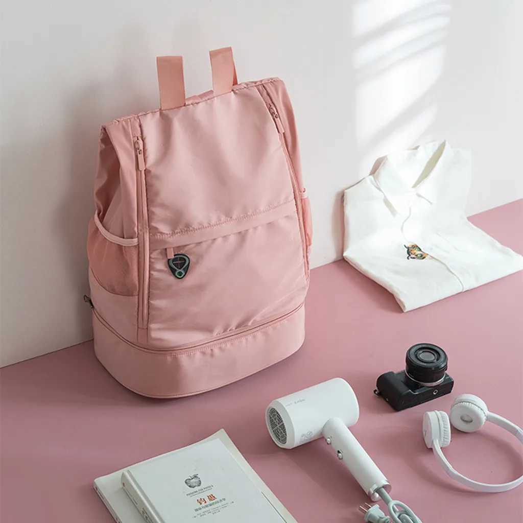 Womens multifunctional bag shoe position dry wet separation yoga fitness bag large capacity sports bag Sac master womens Bolsas W240906