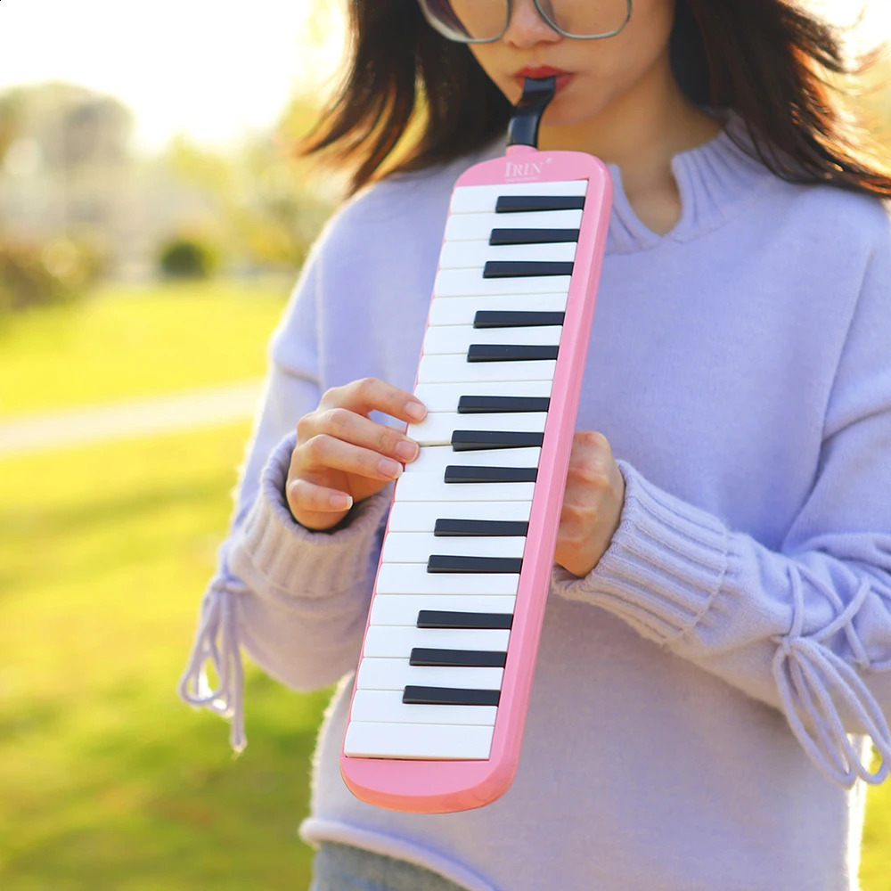 IRIN 32 Keys Melodica Piano Keyboard Style Musical Instrument Harmonica Mouth Organ With Carrying Bag Mouthpiece Educational Gif 240903 - view 7