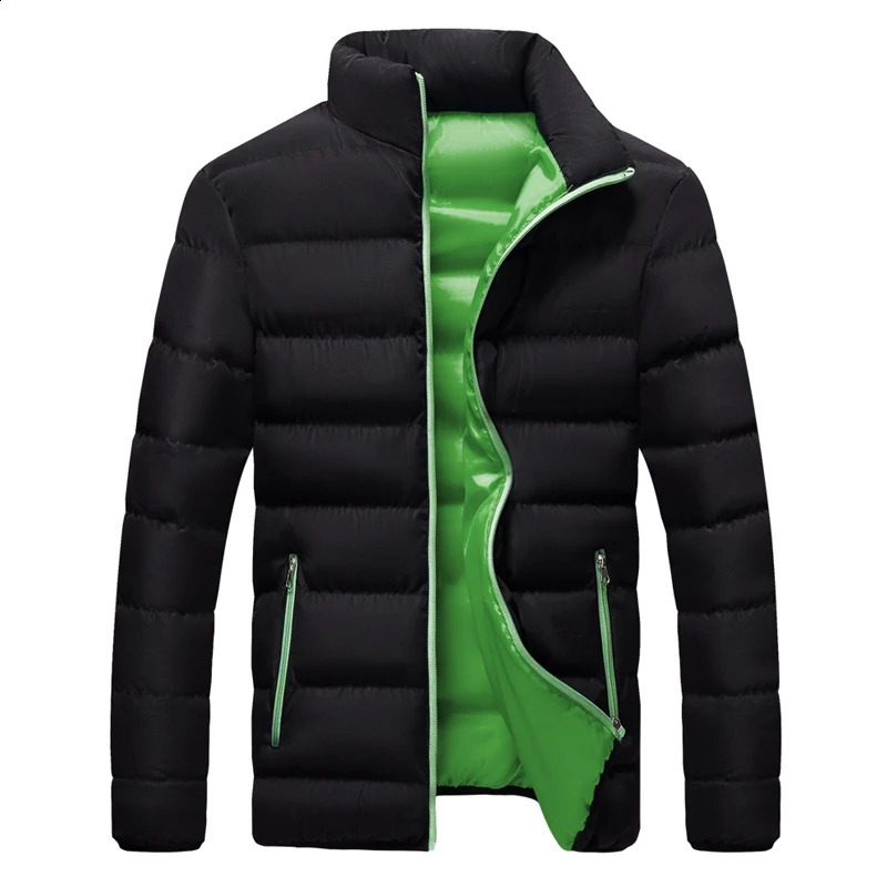 Autumn Winter Cold Jacket For Mens Thermal Coat Light Down Jackets Outwear Man Fashion Casual Windbreaker Male Clothes 240906