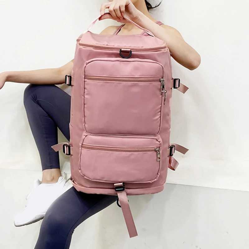 Large capacity mens travel bag leisure weekend travel backpack womens sports yoga bag multifunctional crossover body W240906