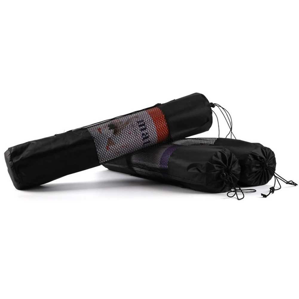 Yoga mat holder shoulder strap single shoulder mesh pull rod yoga bag W240906