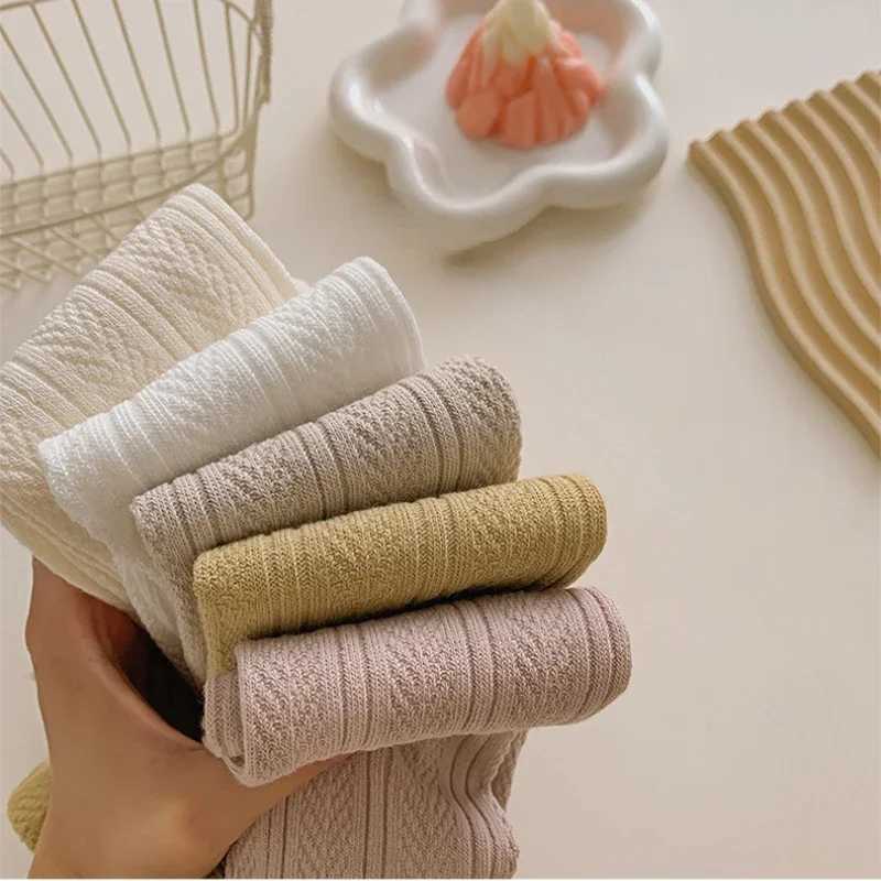 Warm Girls Leggings Solid Color Cotton Baby Leggings Lace Flower Skinny Pants Girl Pants Kids Children Trousers 1-8 Years Y240906
