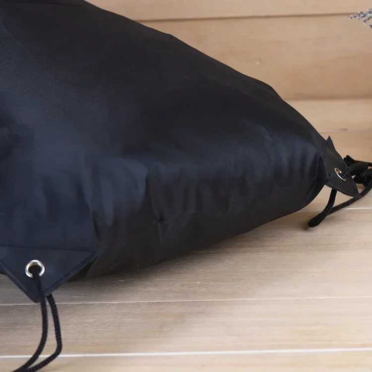 2024 Waterproof Sports Fitness Bag Drawstring Bag Sports Fitness Travel Outdoor Backpack Shopping Bag Swimming Basketball Yoga Bag W240906