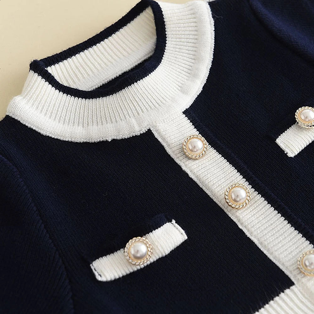 Melario Autumn Winter Girls Sweater Long Sleeve Dress Christmas Party Girl Baby Retro Knitted Wool Dress Casual Vestidos 240902