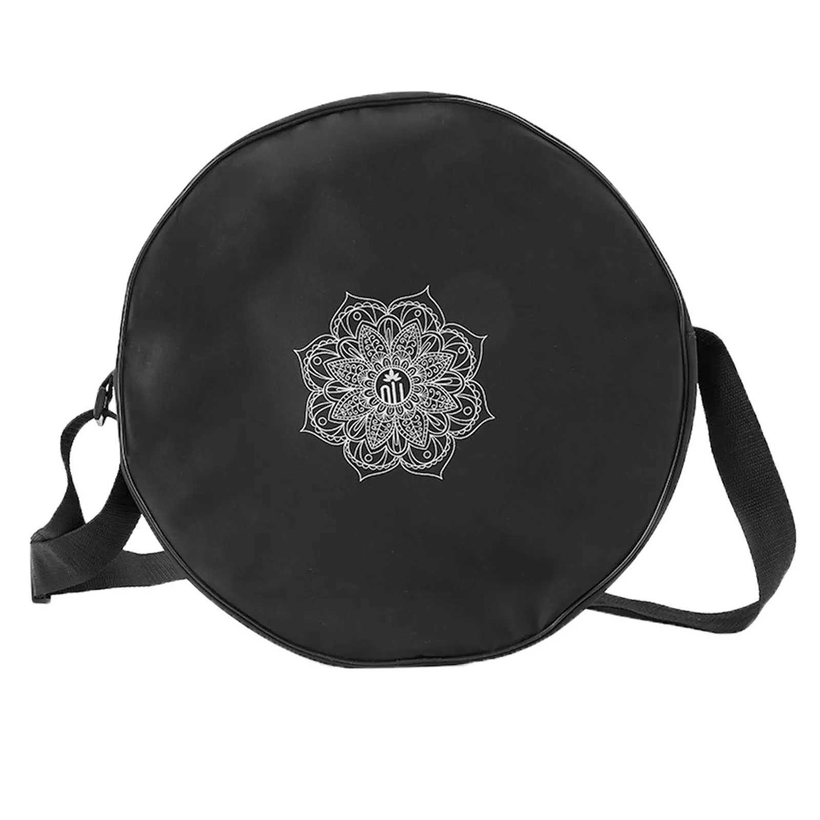 Home>Products>Yoga Wheel>Nylon Black Mandala Flower>Round Yoga Bag W240906