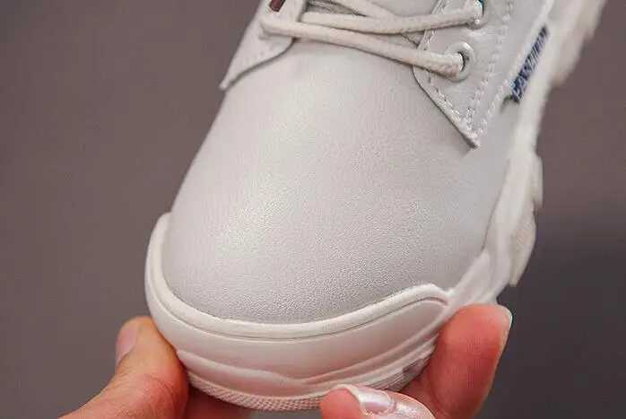 Children Casual Shoes Autumn Winter Snow Boots Boys Shoes Fashion Leather Soft Antislip Girls Boots 27-38 Sport Running Shoes M240906