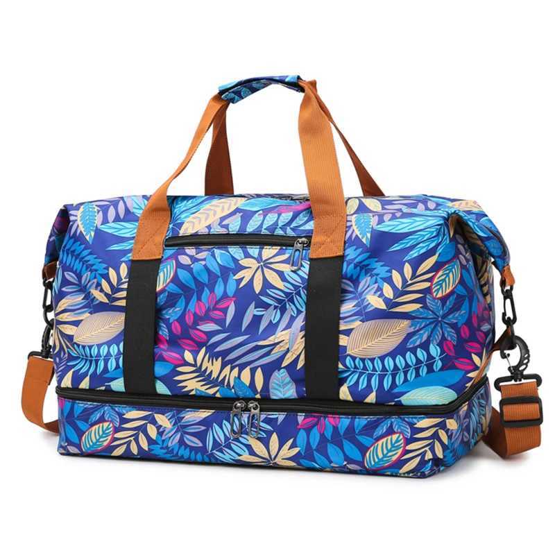 Travel fitness bag portable fitness shoulder cross body handbag mens outdoor handbag weekend yoga bag W240906