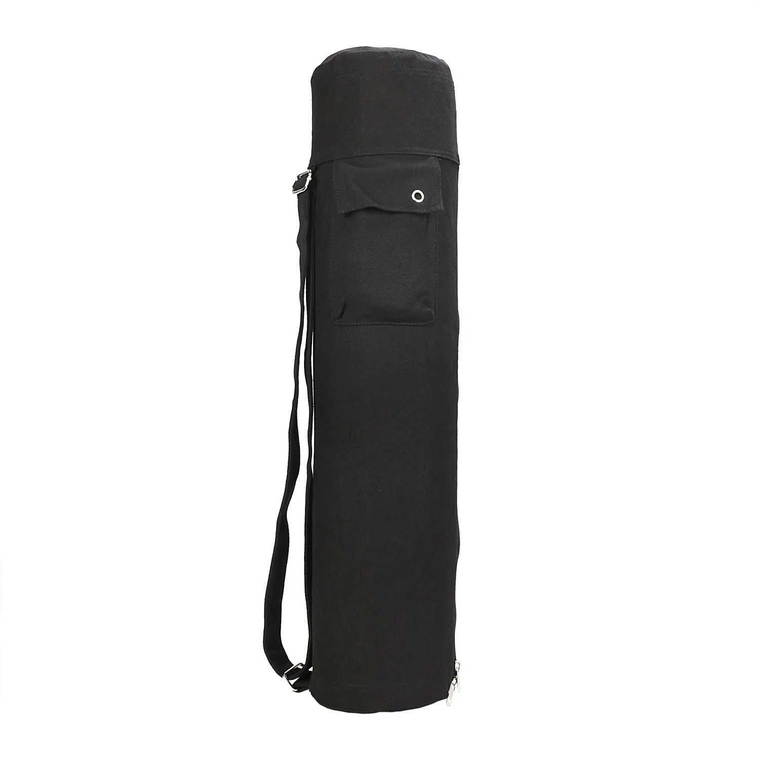 Multi functional yoga mat storage bag for womens gym large capacity exercise fitness yoga backpack cover canvas bag W240906