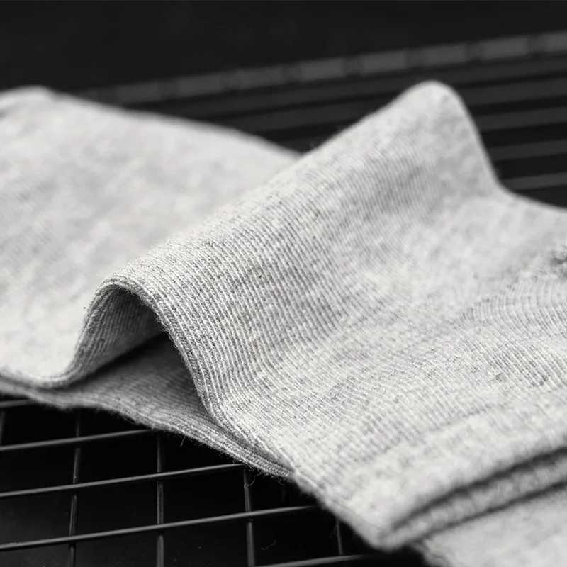 5 pairs/batch mens cotton large size 39-48 high-quality casual breathable boat socks short mens socks business mens summer socks W240905