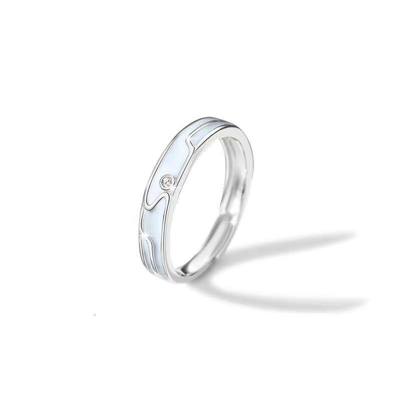 Butterfly night light 925 Sterling Silver Diamond Luxury Big Wedding Band Rings Luxury Rings Set for Bridal Women Engagement Finger Party Gift Designe