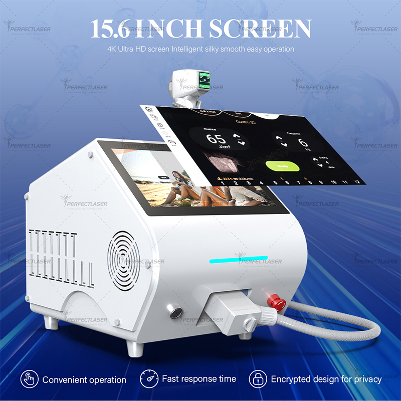 High Power OEM Hair Removal device Professional Grade Laser Hair Removal Machine Big Spot Size 100 Million 1600W User Friendly Android Interface Beaut
