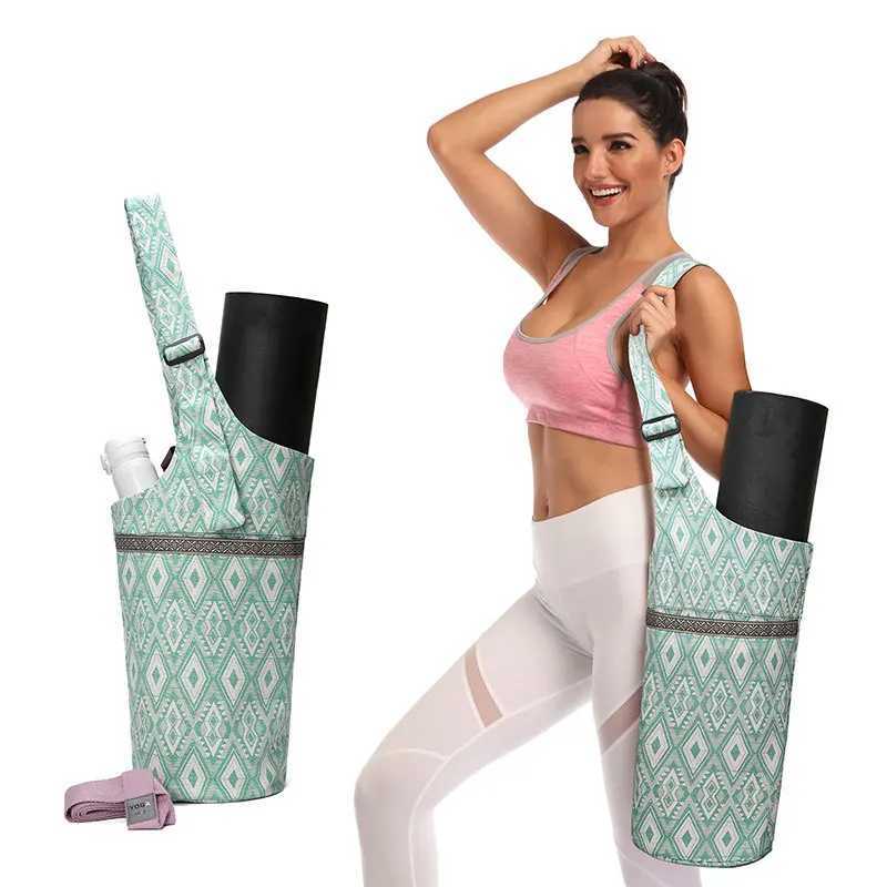 Fashionable ethnic style yoga bag casual exercise bag yoga mat storage box fitness equipment W240906