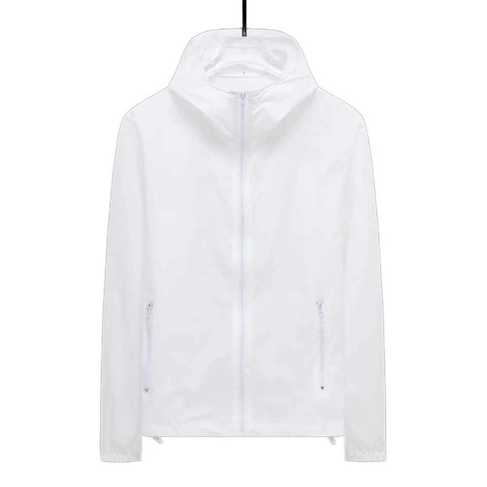 Men Waterproof Jacket Hooded Sport Coat Unisex Outwear Lightweight Windbreaker Y240906