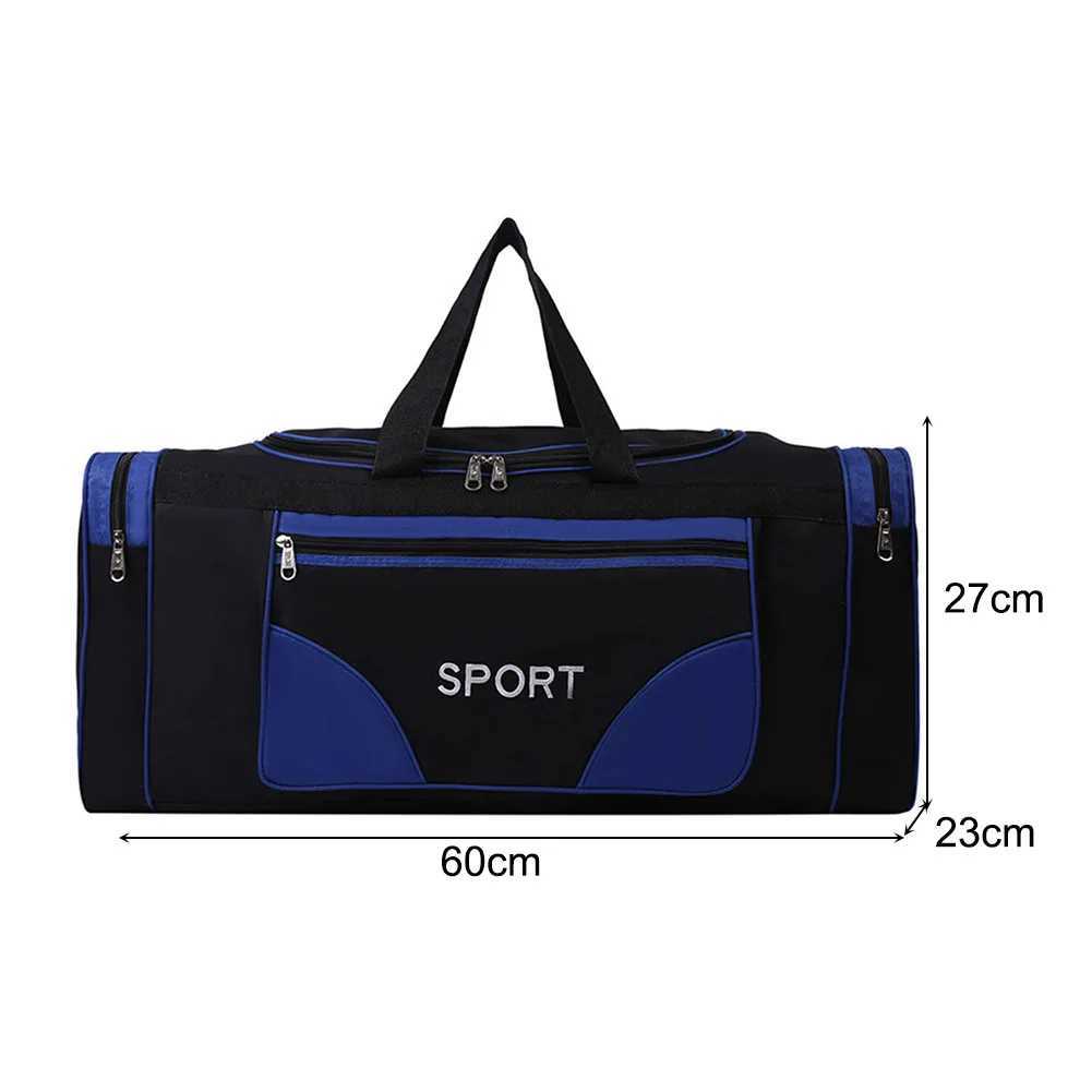 Oxford Fitness Bag Multi functional Yoga Sports Backpack Durable Adjustable Shoulder Strap with Zipper Used for Travel and Swimming W240906