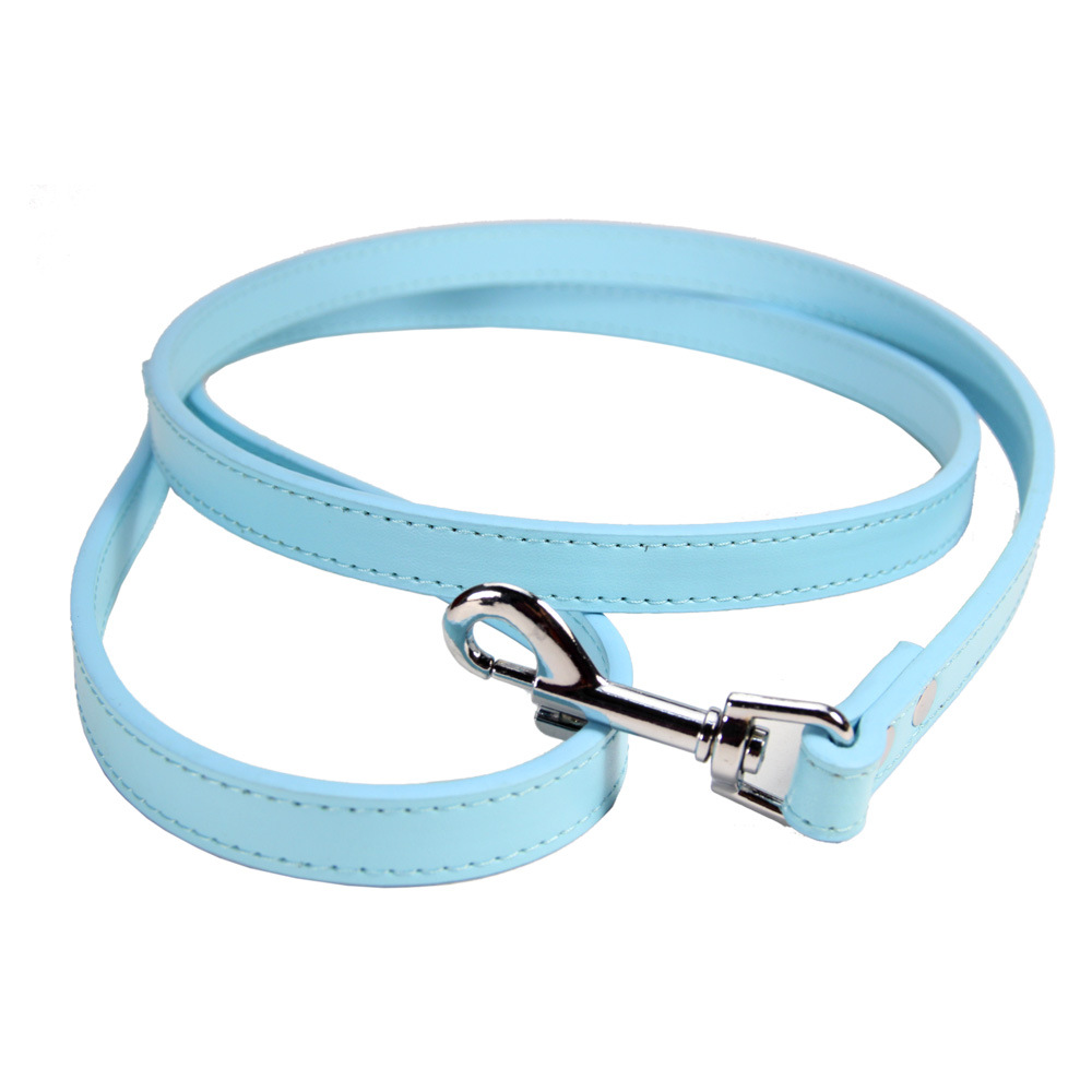 Halloween pet dog leash dog PU leather dog chain leash outside leash wholesale