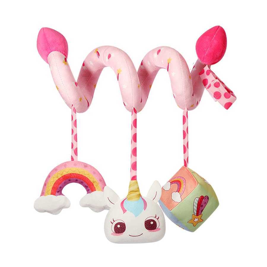 Baby Comfort Bed Surrounding Toy Bed Bell with Bell Baby Sleep Car Hanging Plush Toy Gift W240815