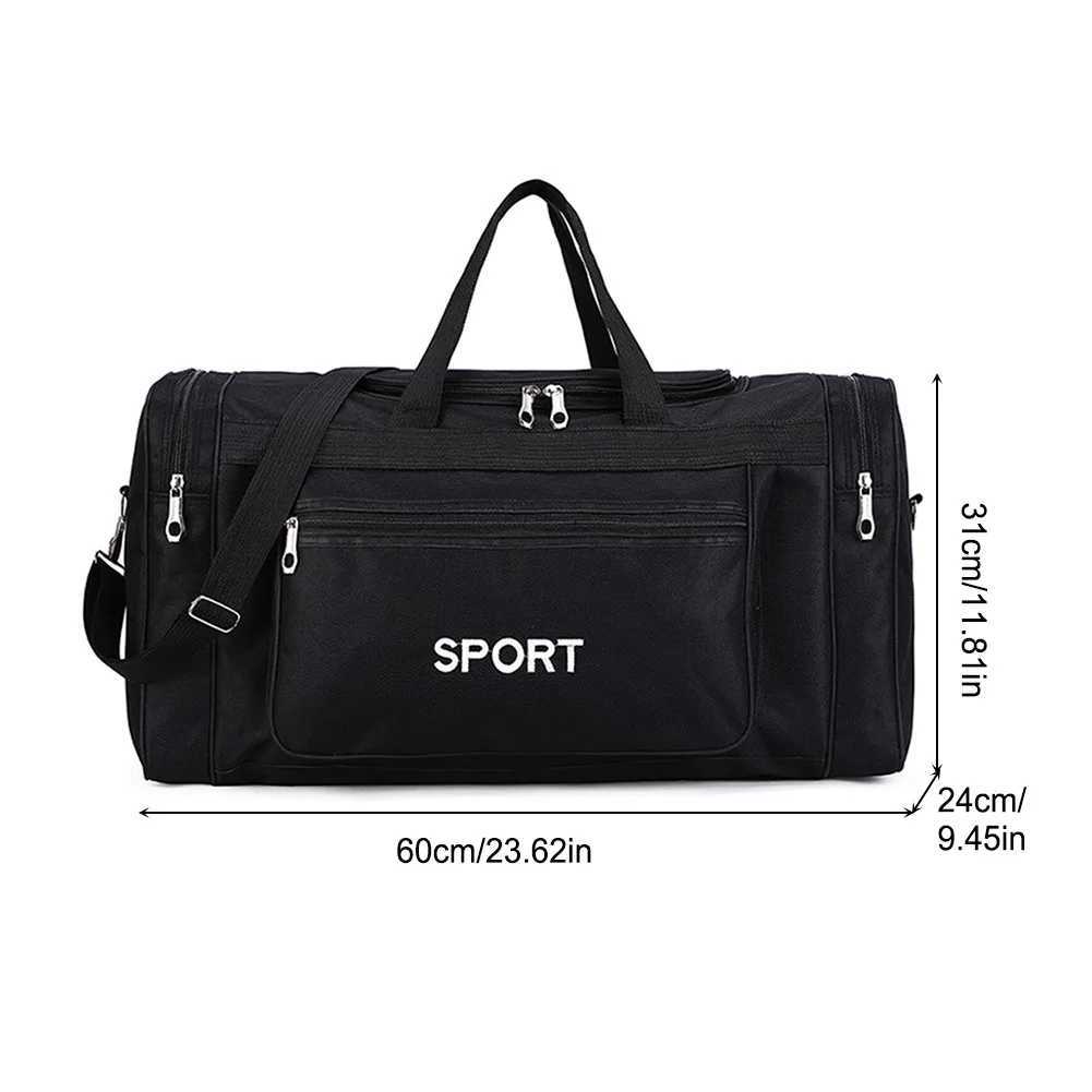 Oxford Yoga Sports Backpack Large Capacity Fitness Training Bag with Zipper Multi functional and Durable Suitable for Outdoor Football W240906
