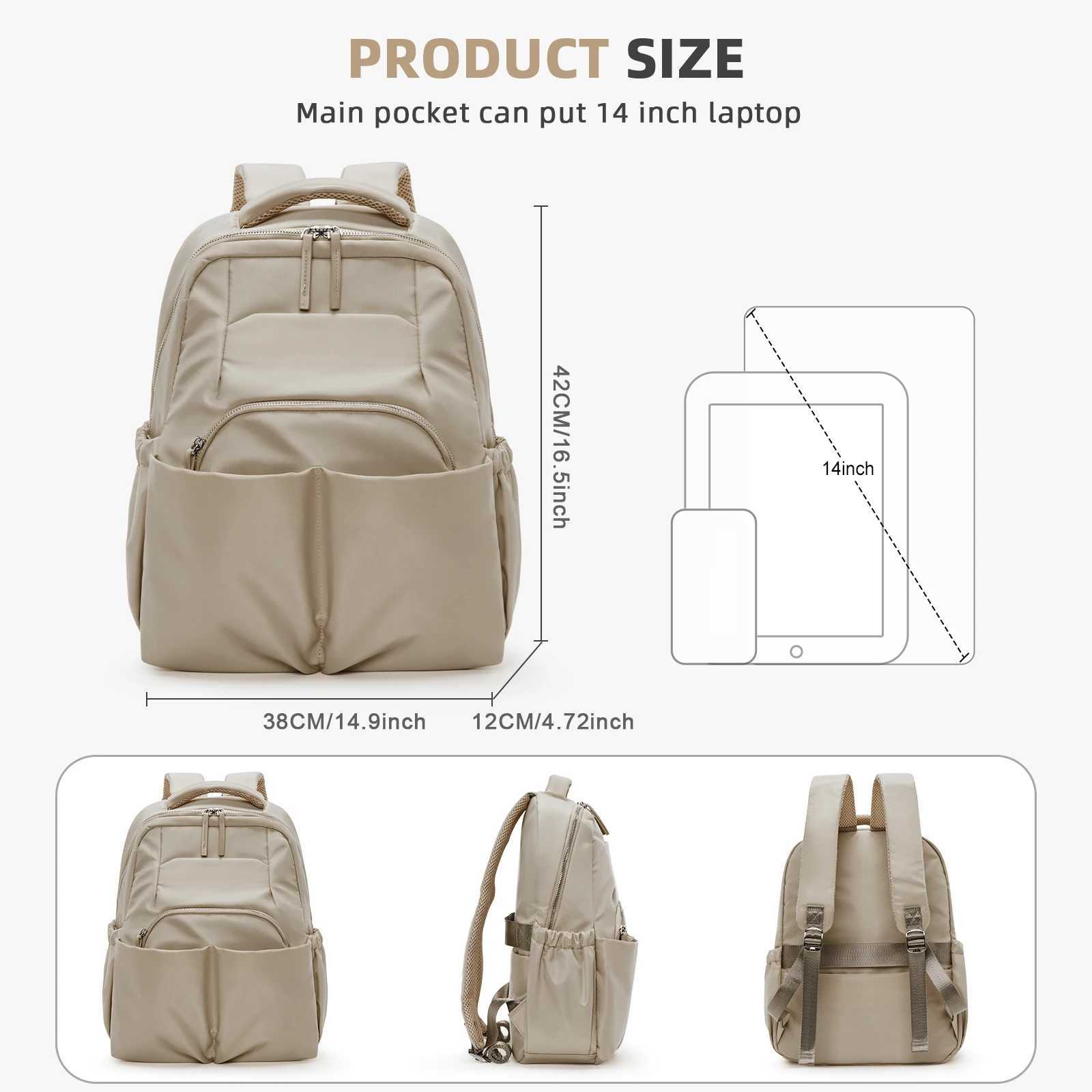 Women s Backpack Feminina Large Capacity Casual Mochila Versatile Daypack Female Shoulder Bag Waterproof Nylon 240906