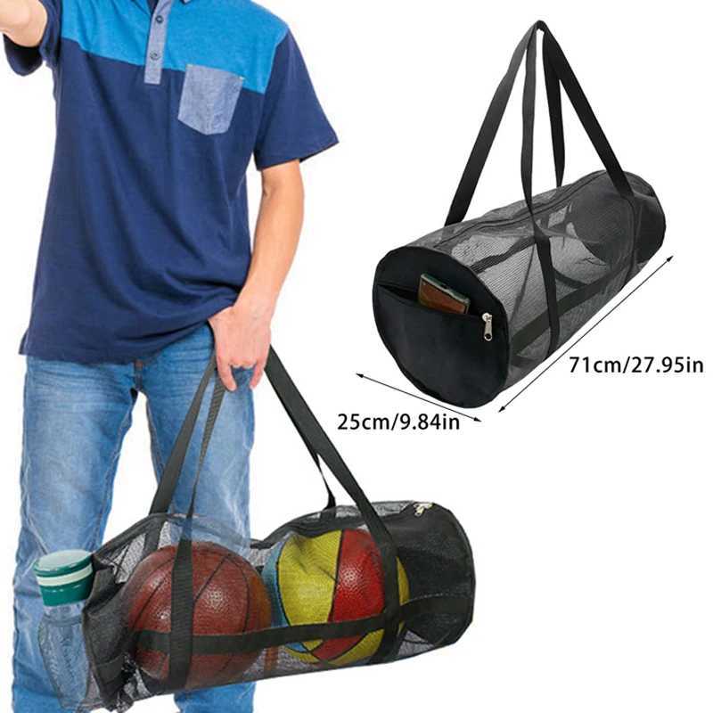 Yoga mat carrier bag basketball volleyball bag sports and fitness storage bag mesh lightweight Pilates and fitness bag W240906