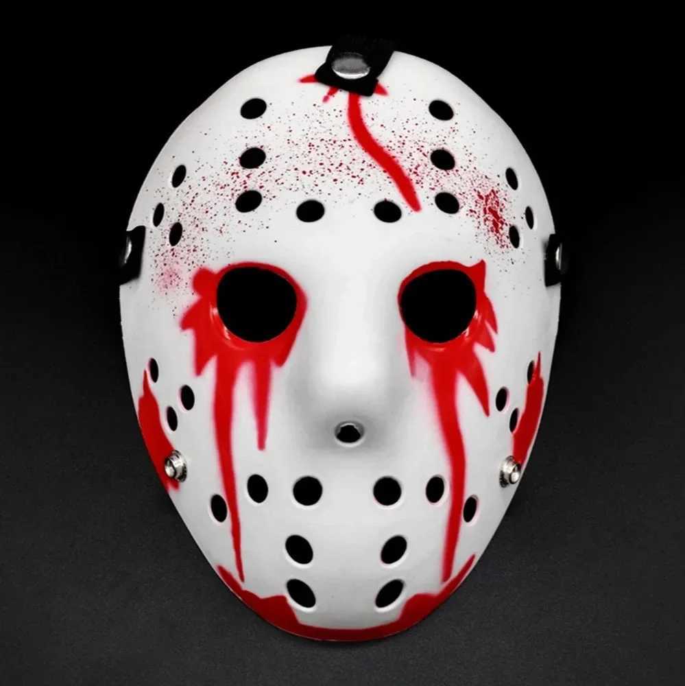 Movie Hockey Jason Mask Horror Movie The 13th Jayson Killer Hockey Full Face Helmet Cosplay Masks for Adult Men Halloween GiftXJ240905