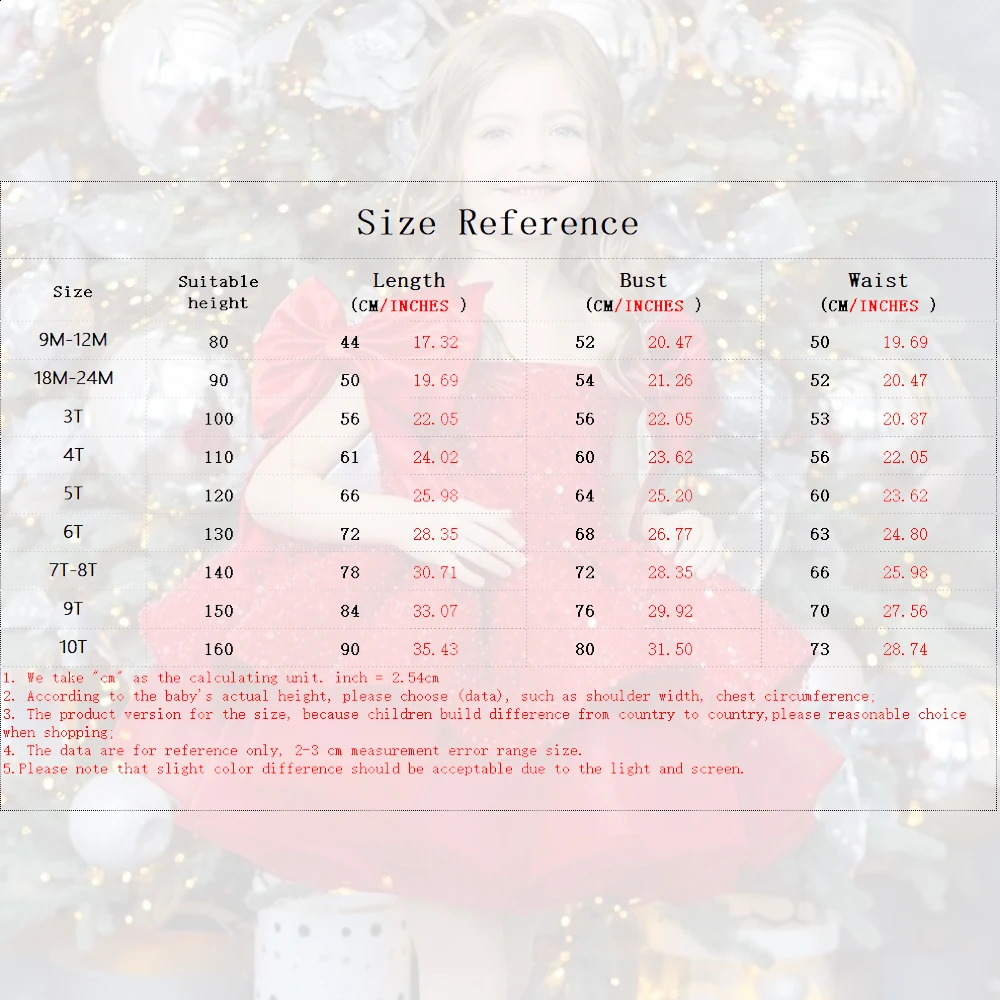 Girls Red Net Eye Dress Sleeves Elegant Girl Evening Dress Summer Fashion Glitter Princess 3-10 Y Girls Premium Dress R250424