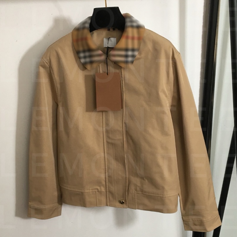 Trench Coat Women Designer Luxury Womens Jacket Fashion Plaid Trenchcoat Women Zipper Long Sleeve Womens Coats -25 Winter Mulit Female Jacket DCD