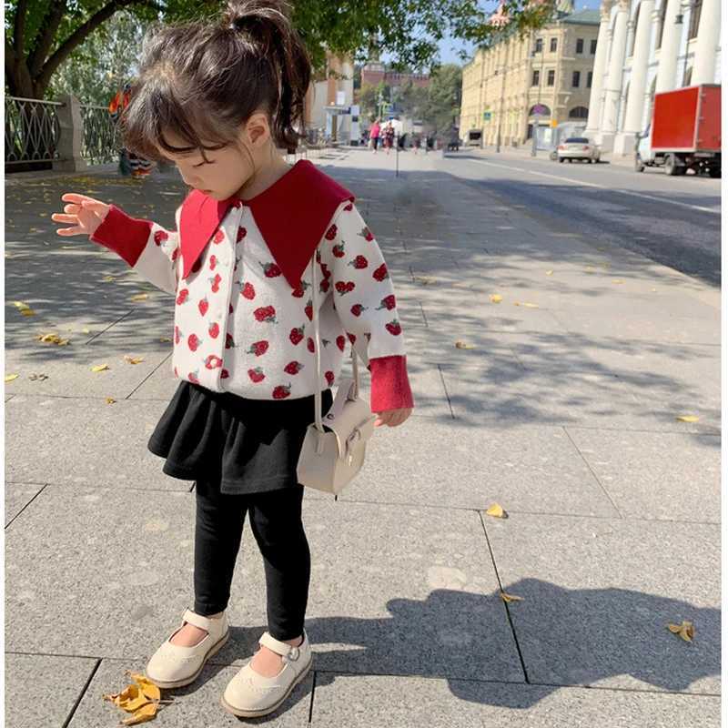 Girls 1-7 Years Old Culottes Everyday Casual Kids Fashion Comfortable Leggings Childrens Skirt Pants In One Spring And Autumn Y240906