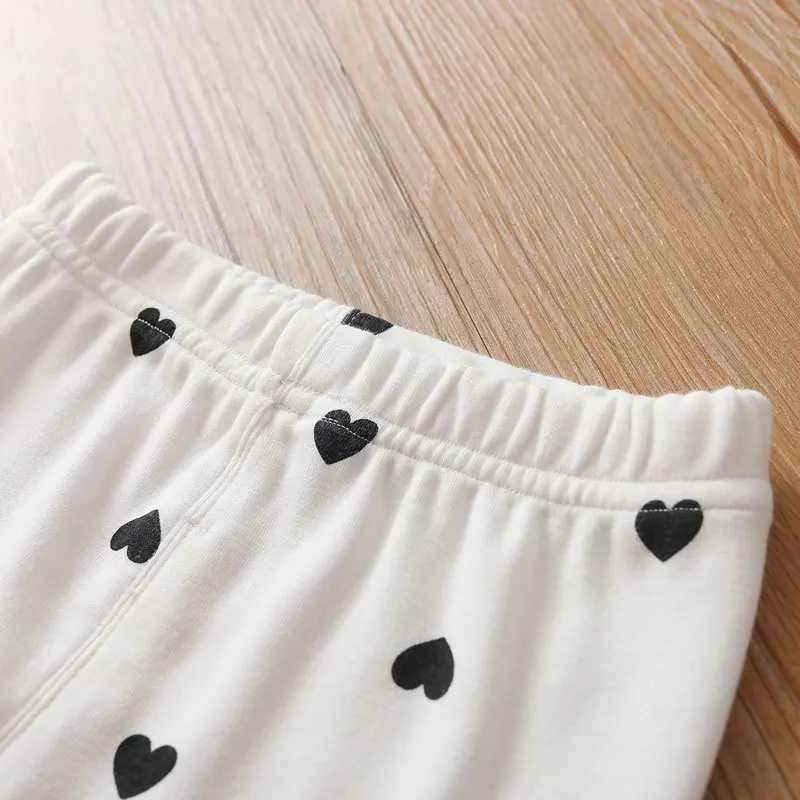 V-TREE Girls Leggings Skinny Print Dot Trousers Kids Slim Stretch Pants Cotton Pattern Spring And Autumn Childrens Clothing Y240906