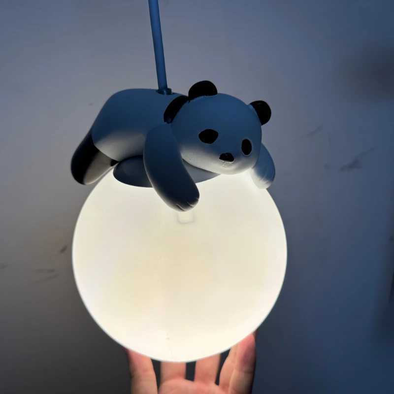 Creative childrens cartoon animal pendant light LED modern pendant light for baby rooms childrens bedrooms home decoration lighting W240816