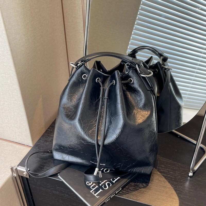 Totes Open Pocket Solid Interior Compartment Shoulder Bags Casual Strap-on 2024 High Quality For Women Soft Pu Women's Handbags