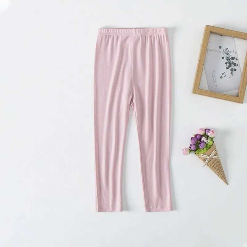 Children Girl Leggings Soft Elastic Modal Kids Leggings Candy Color Girls Skinny Pants Kids Trousers Clothes for 3-15 Years Y240906