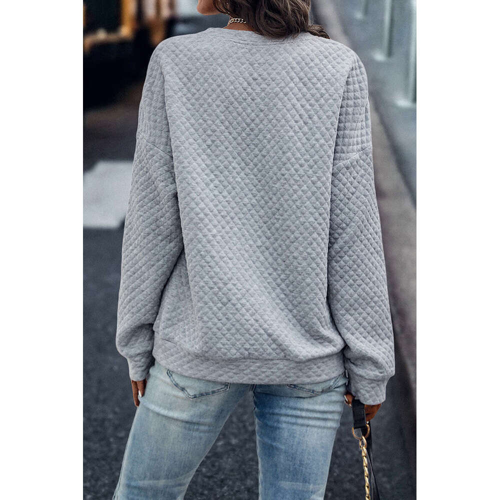 Fashion winter new leopard print patchwork shoulder zipper sweatshirt 2024 casual warm long sleeved top for women