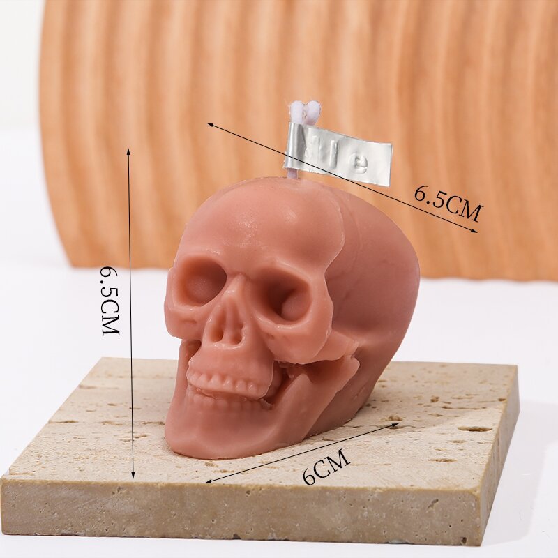 Scented Candle Skeleton Halloween Soy Wax Aroma Candle Home Decorations Small Ornaments Aromatherapy