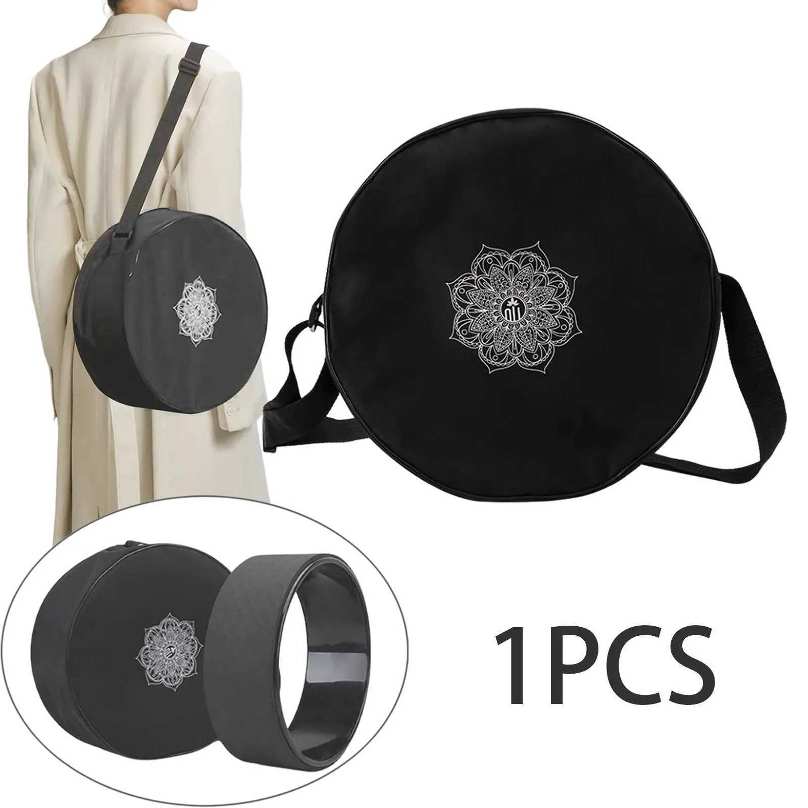 Yoga wheel bag stable yoga storage bag adjustable shoulder strap yoga handbag W240906