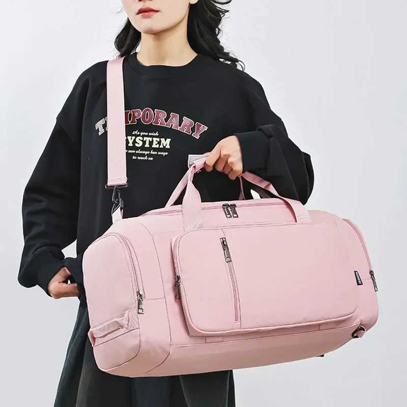 Fitness travel bag sports handbag womens wet and dry shoe pocket single shoulder cross body swimming yoga backpack backpack W240906