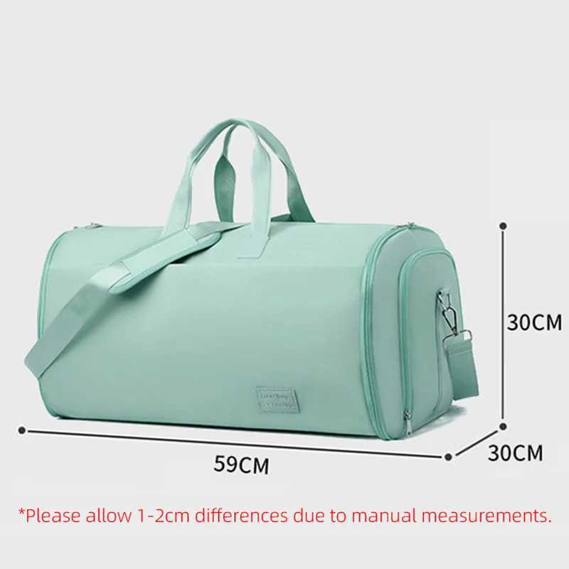 Foldable fitness shoulder bag set Western style clothing storage bag waterproof training yoga womens cross bag W240906