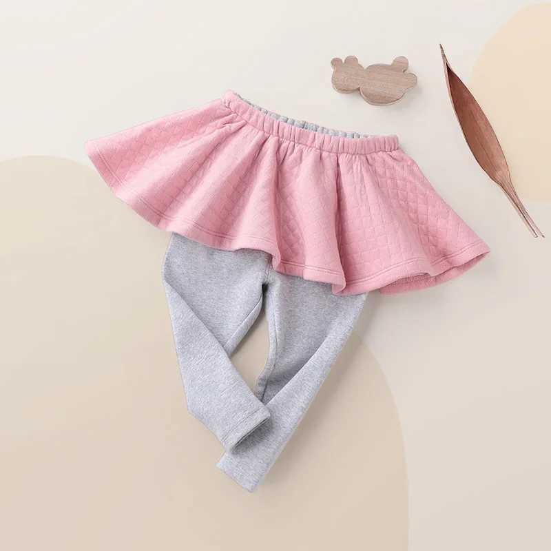 1-5 Yrs LABI BABY Skirts Leggings for Toddler Girls Warm Skirt Pants Autumn Winter Trousers Legging Kids Girl Bottom Clothes Y240906