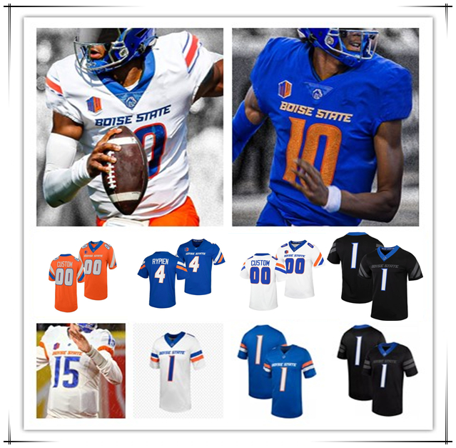 Boise State College Football Jerseys Maddux Madsen Ashton Jeanty Sire Gaines Cameron Camper Latrell Caples Ty Benefield Andrew Simpson Ahmed Hassanein Bates 4XL