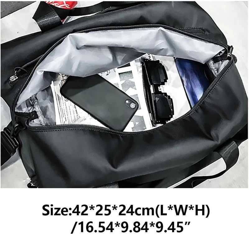 Sports and fitness bag dry wet separation yoga bag waterproof travel shoes handbag womens shoes shoulder bag sports bag W240906