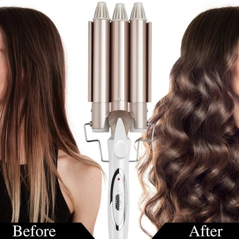 Professional Curling Iron Ceramic Three/Five Barrel Curler 240905