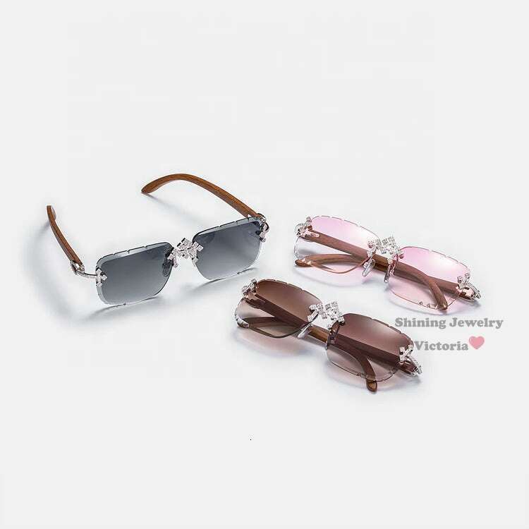 Custom fleuree s pass tester featuring frames vvs moissanite dia men iced out sunglasses Mossan glasses