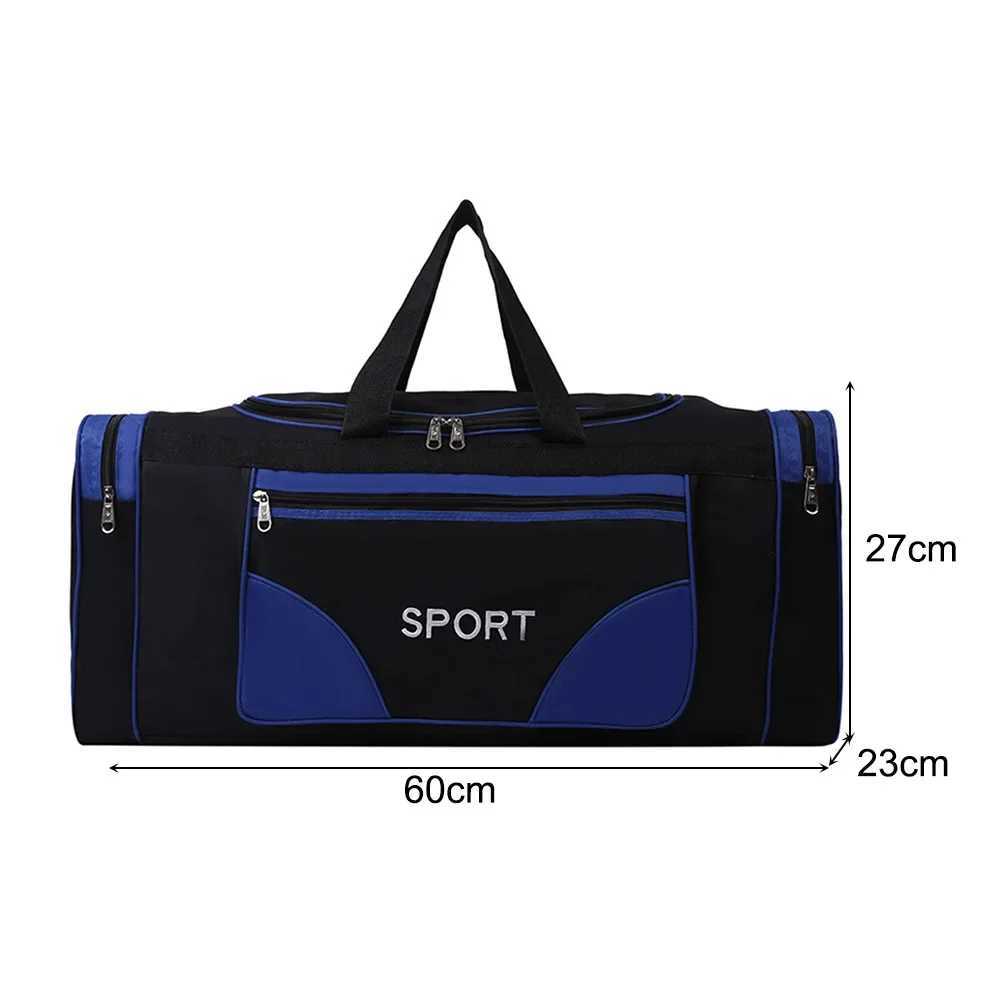 Oxford Fitness Bag Large Capacity Yoga Sports Backpack Waterproof Multi functional Adjustable Shoulder Strap Outdoor Football W240906