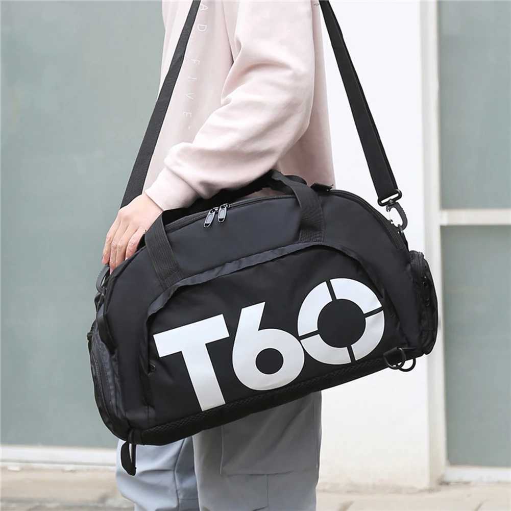 Sports fitness bag waterproof fitness bag mens large capacity dry wet separation fitness bag W240906