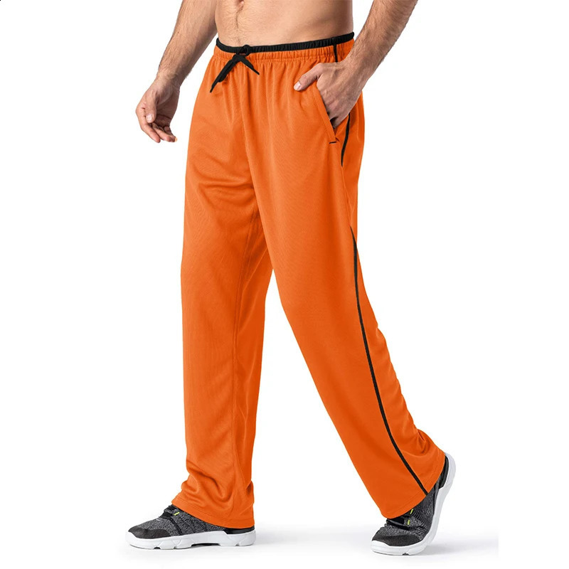 MAGCOMSEN mens jogging pants with mesh lining quick drying breathable loose fit fitness pants summer sportswear tracksuit Trousers 240906
