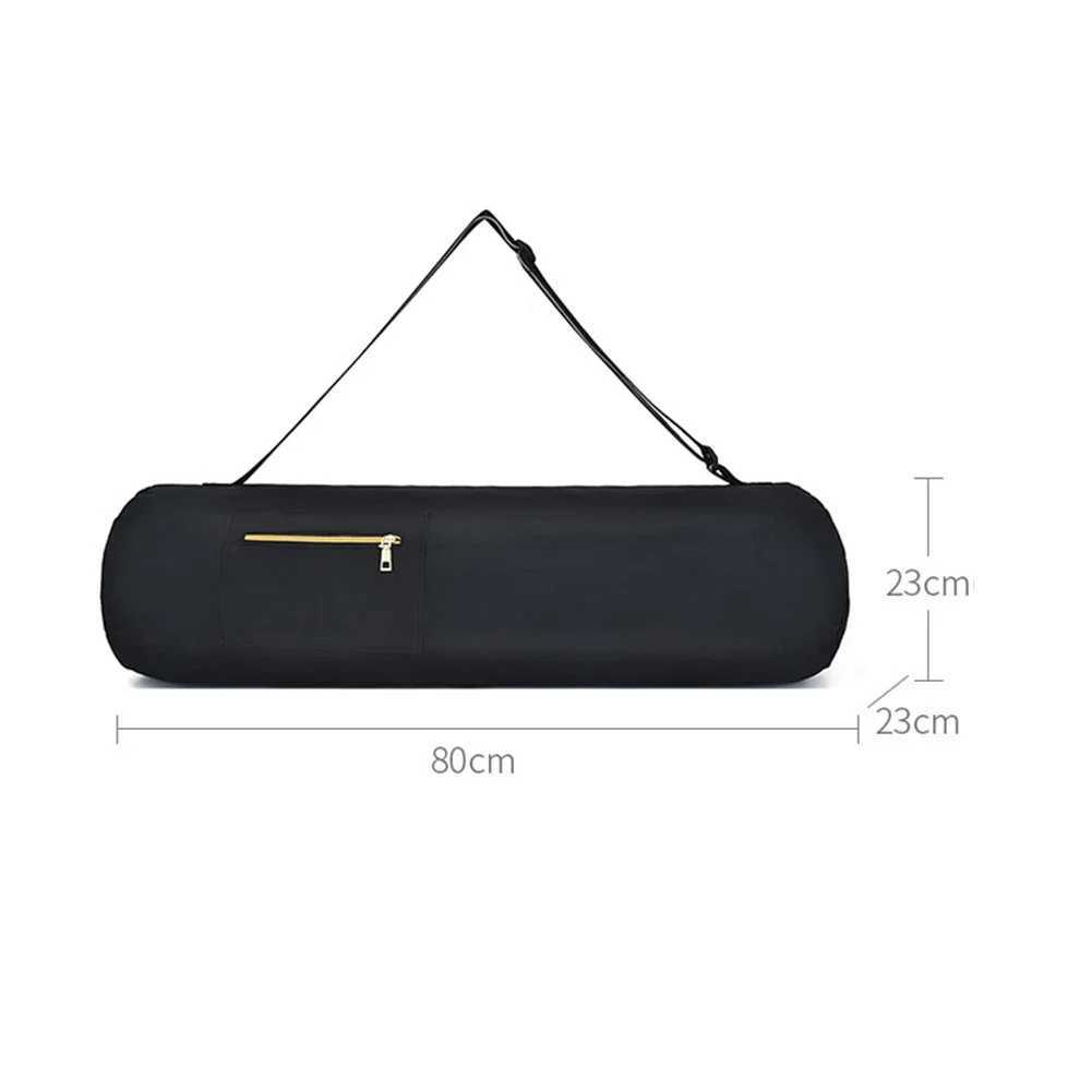 Portable 80cm Oxford cloth yoga mat bag wear-resistant yoga mat bag adjustable carrier bag foldable fitness bag W240906