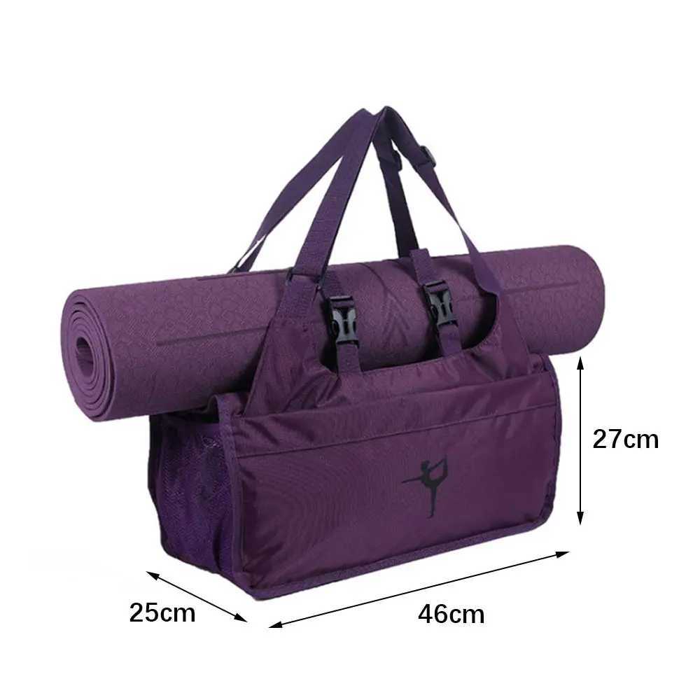 Waterproof fitness yoga bag womens sports fitness shoulder yoga mat storage bag no mat outdoor training bag W240906