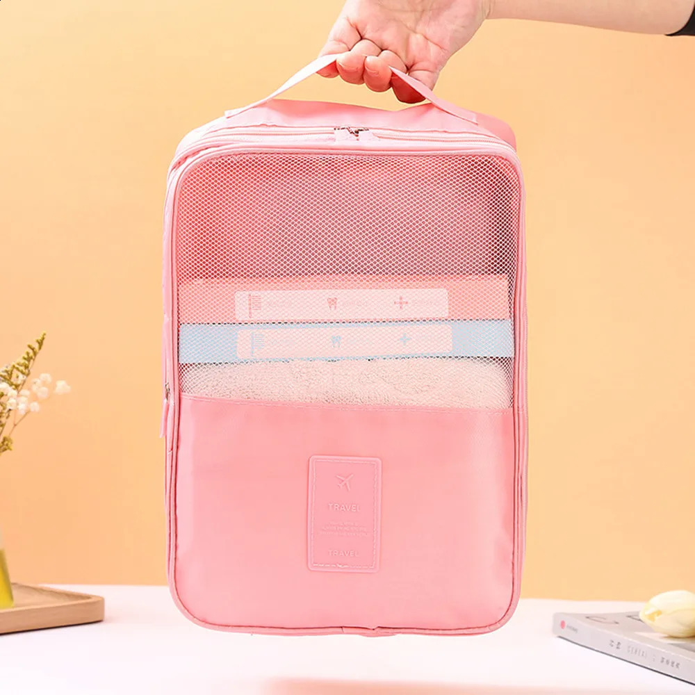 Travel shoe bag waterproof and dustproof sports slider sorting portable organizer multifunctional accessories 240906